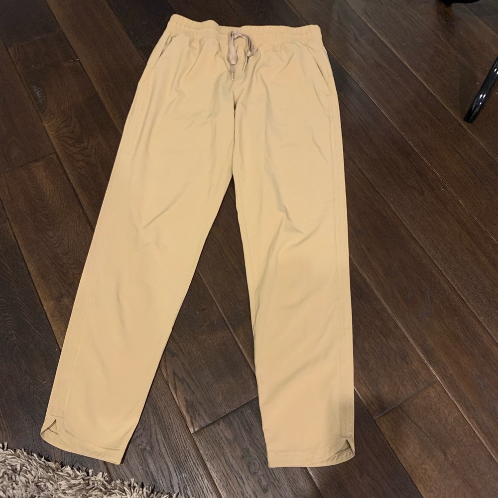 Gapfit khaki athletic tapered leg pant